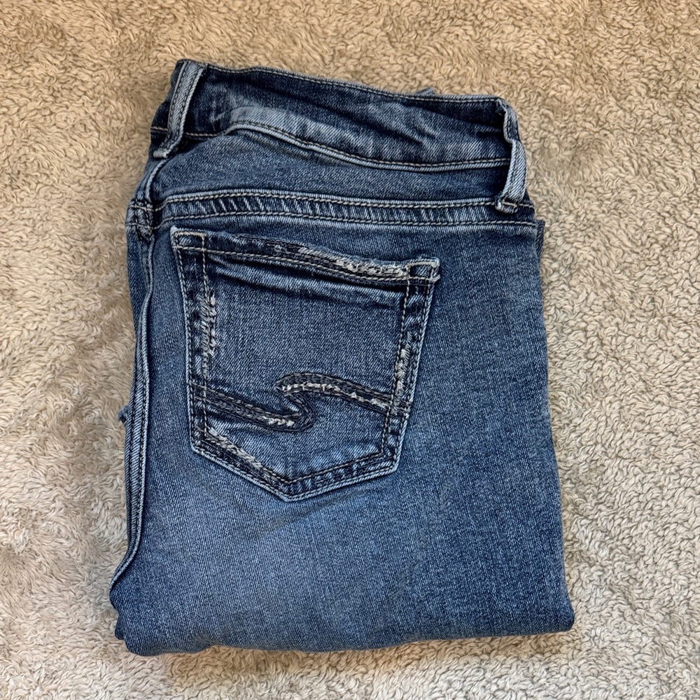 Silver Jeans Women's Classic Blue Skinny Jeans